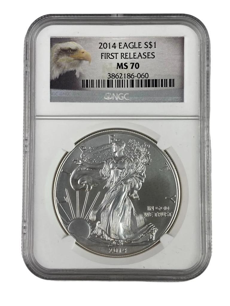 2014 American Silver Eagle NGC MS70 First Releases (1 of 2)