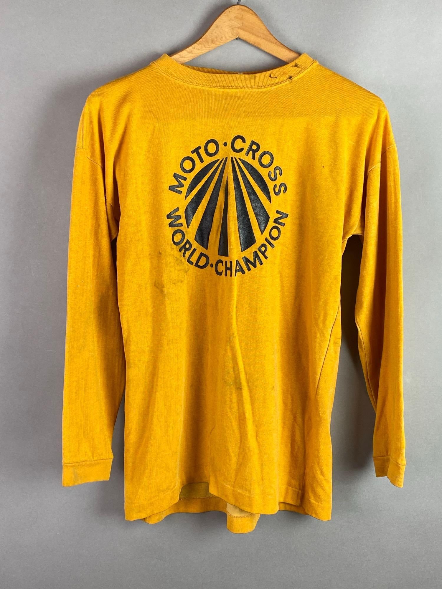 Motocross World Champion Suzuki USA Yellow Long Sleeved T-Shirt (1 of 4)