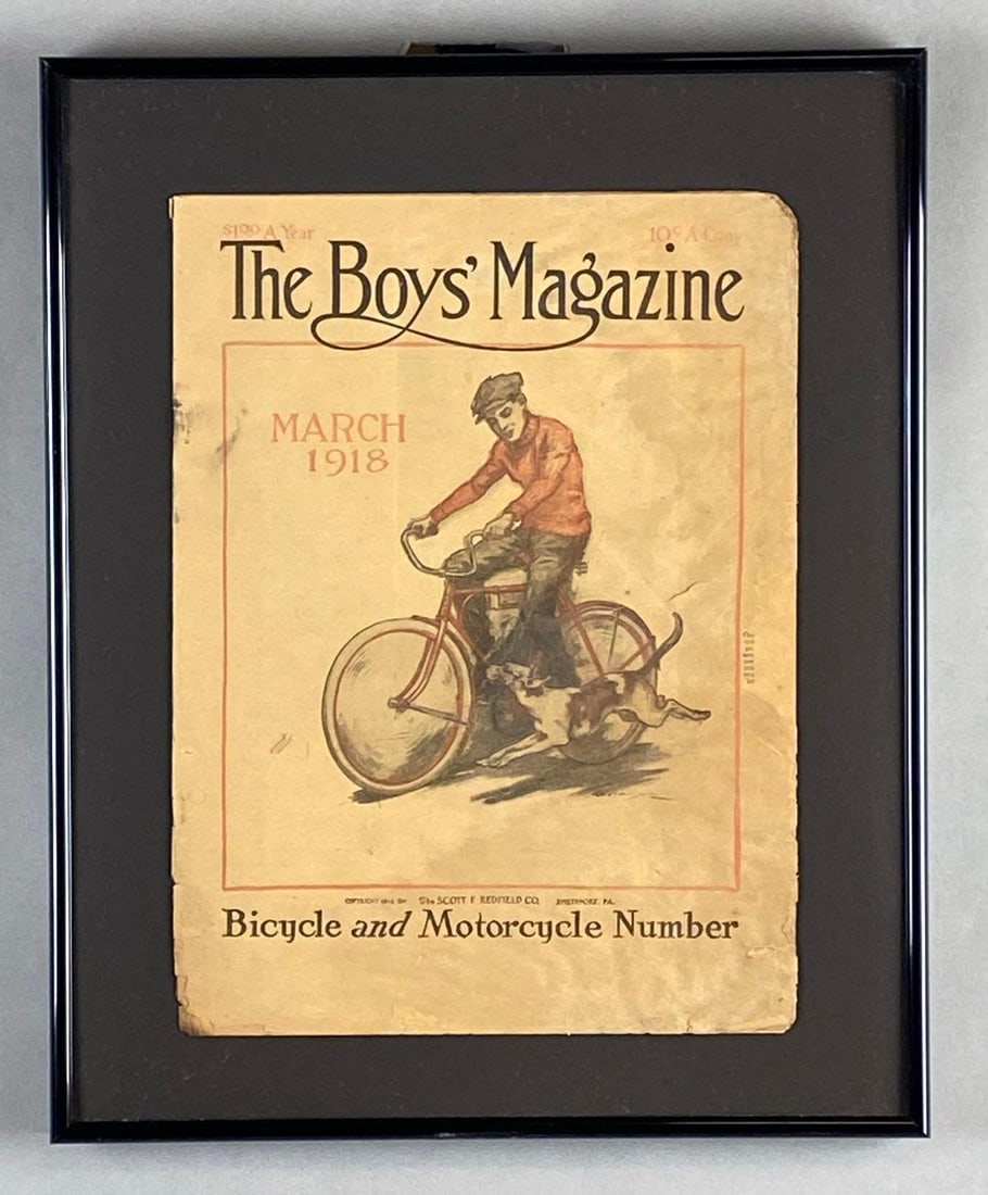 March 1918 The Boys Magazine Bicycle and Motorcycle Edition (1 of 4)