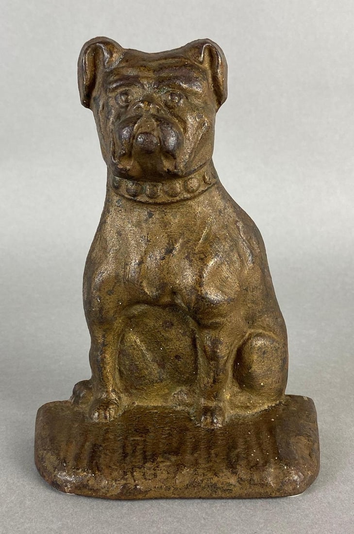 Cast Iron Boxer Dog Doorstop (1 of 6)