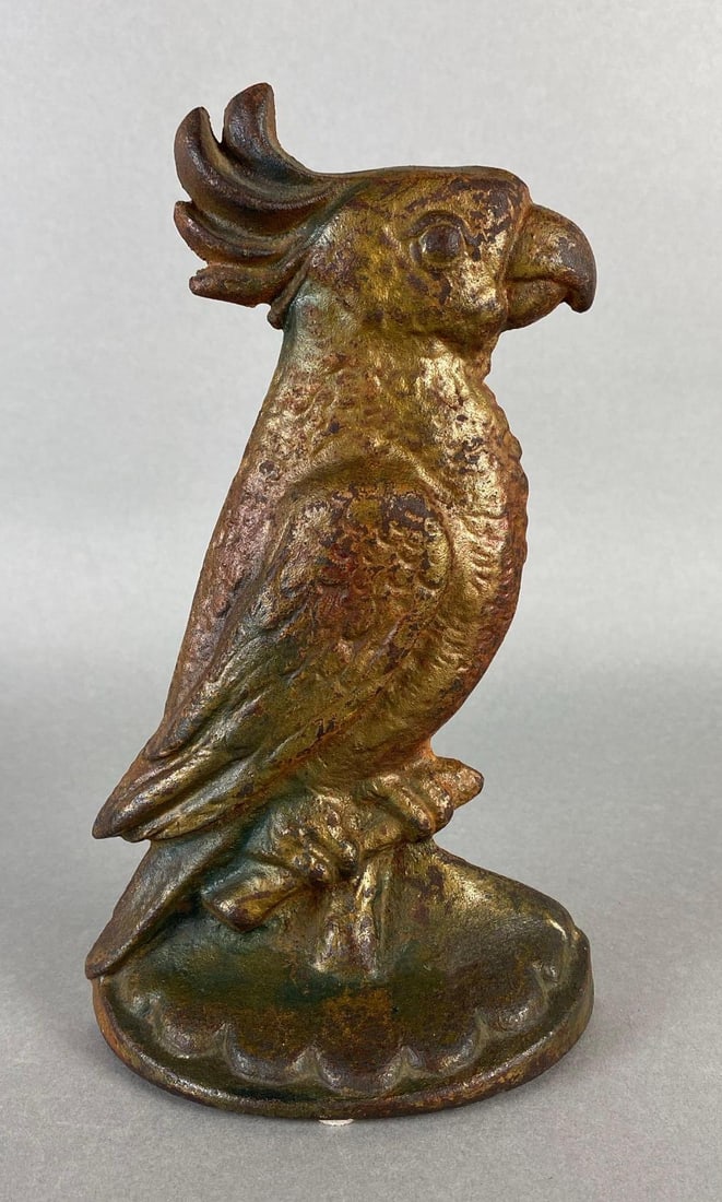 Creation Co. Cast Iron Cockatoo Bird Doorstop (1 of 6)