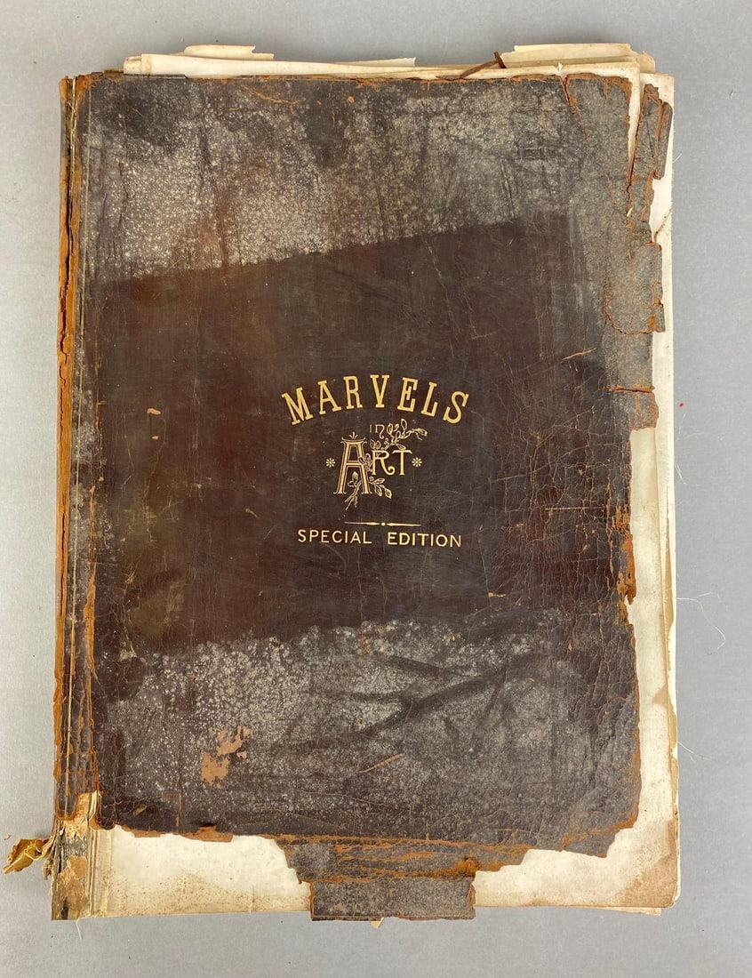 Vintage Marvels in Art Special Edition Leather bound Book (1 of 7)