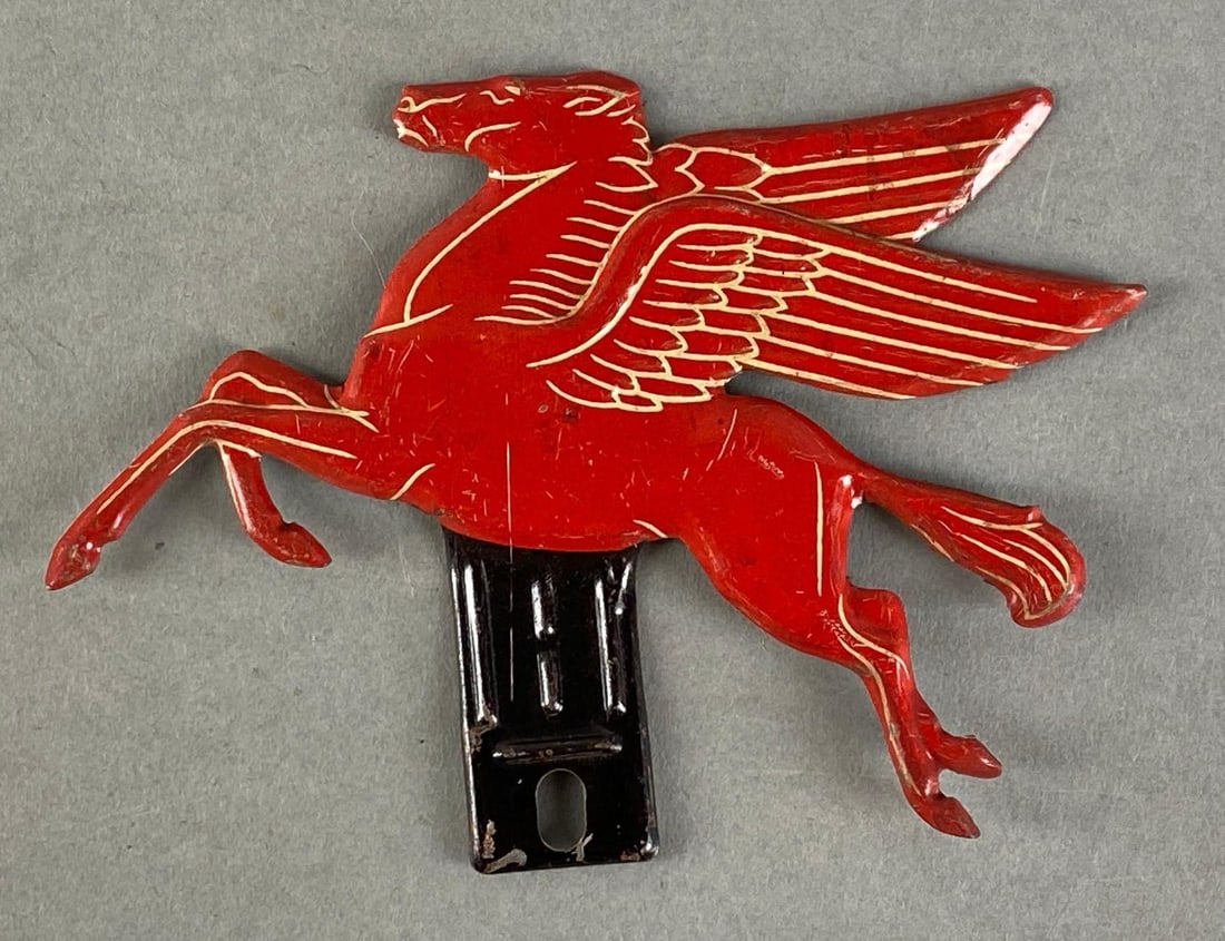 Mobil Gas Pegasus License Plate Topper (1 of 2)