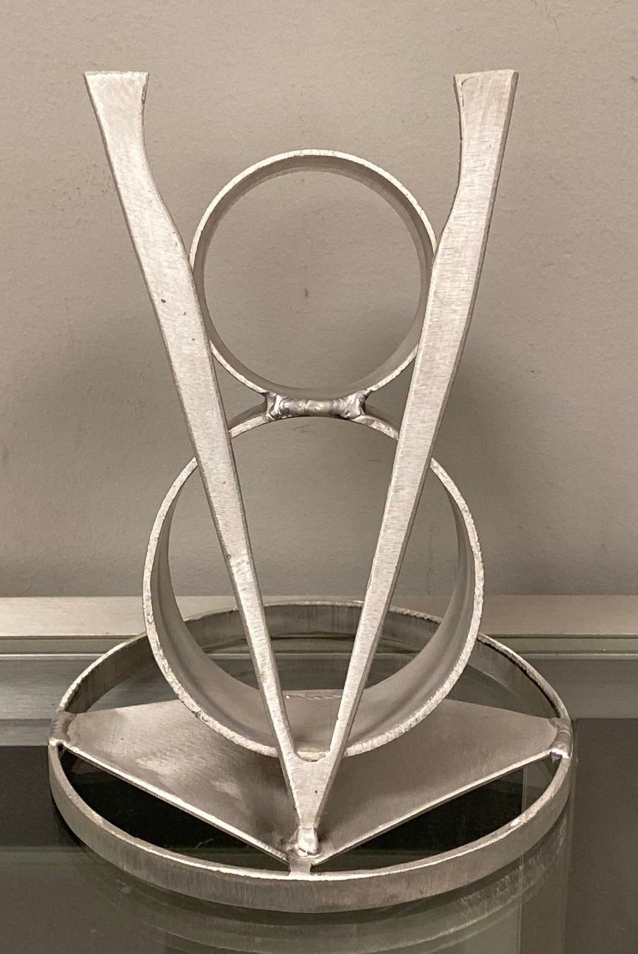 V8 Engine Aluminum Automotive Art Sculpture (1 of 6)