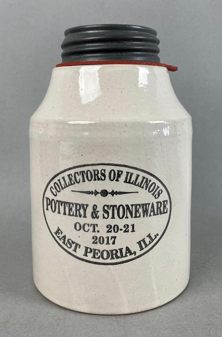 2017 Collectors of Illinois Commemorative Stoneware Fruit Jar (1 of 5)