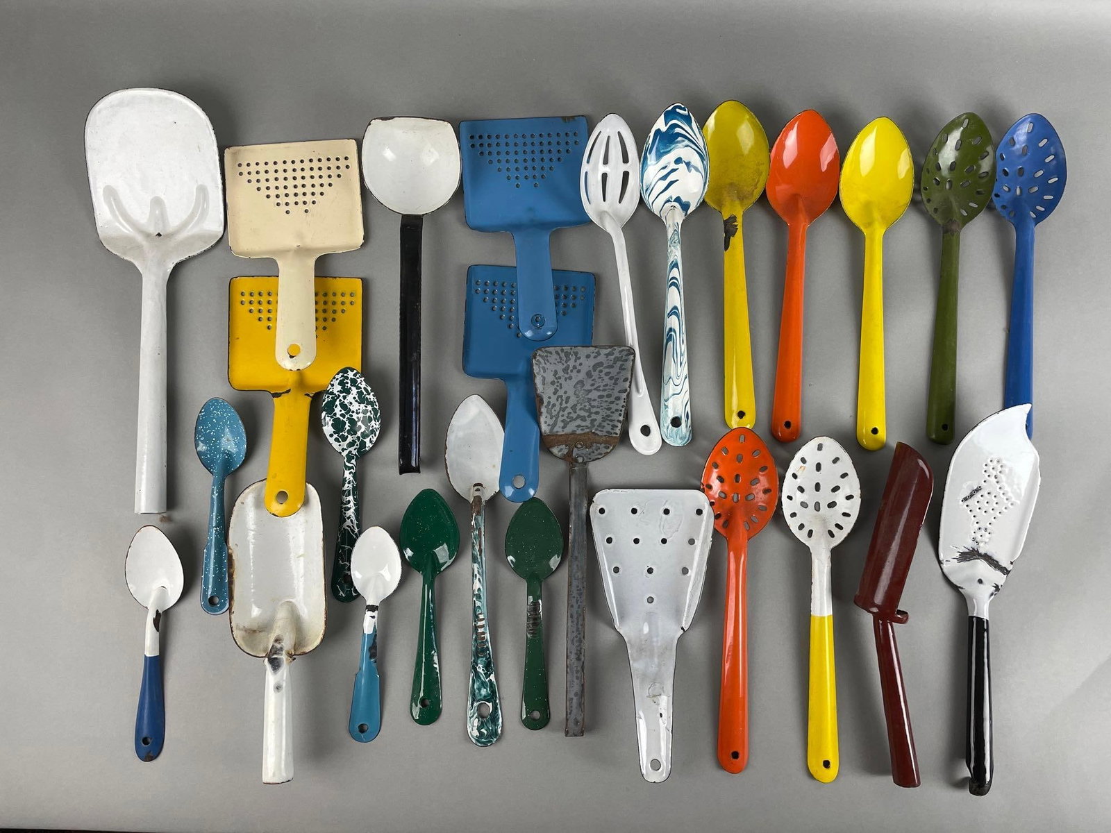 Group of Enamelware Kitchen Utensils (1 of 3)