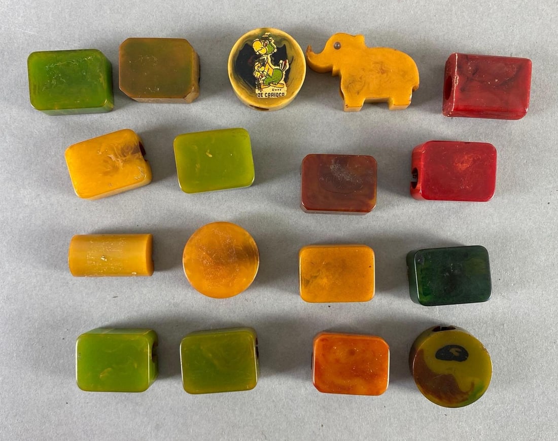 Group of 17 Bakelite Pencil Sharpeners (1 of 2)