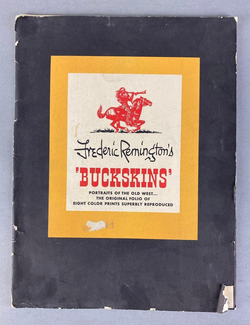 1956 Fredric Remingtons Buckskins Folio of Original Prints (1 of 3)