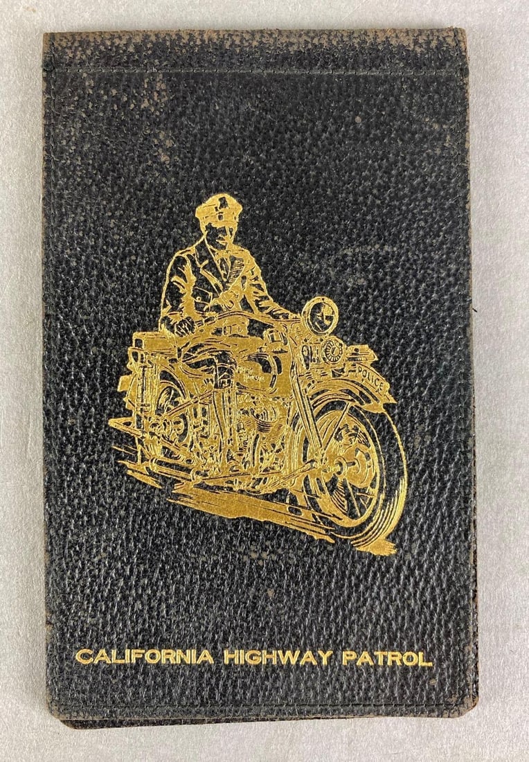 1940s California Highway Patrol Ticket Book: Measures 6 x 3 1/2 inches