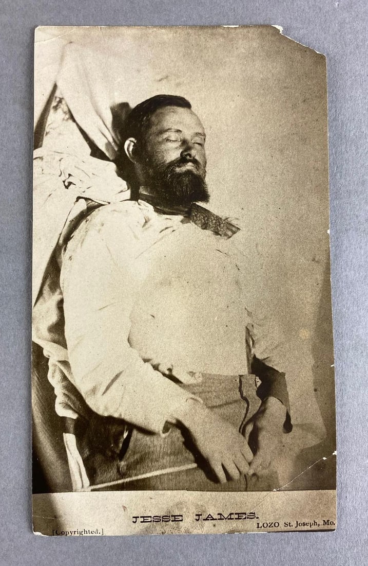 Circa 1880s Jesse James After Death/Postmortem Photograph (1 of 2)