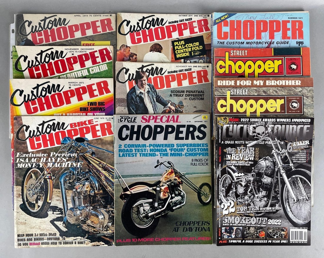 Group of Chopper Motorcycle Magazines (1 of 3)
