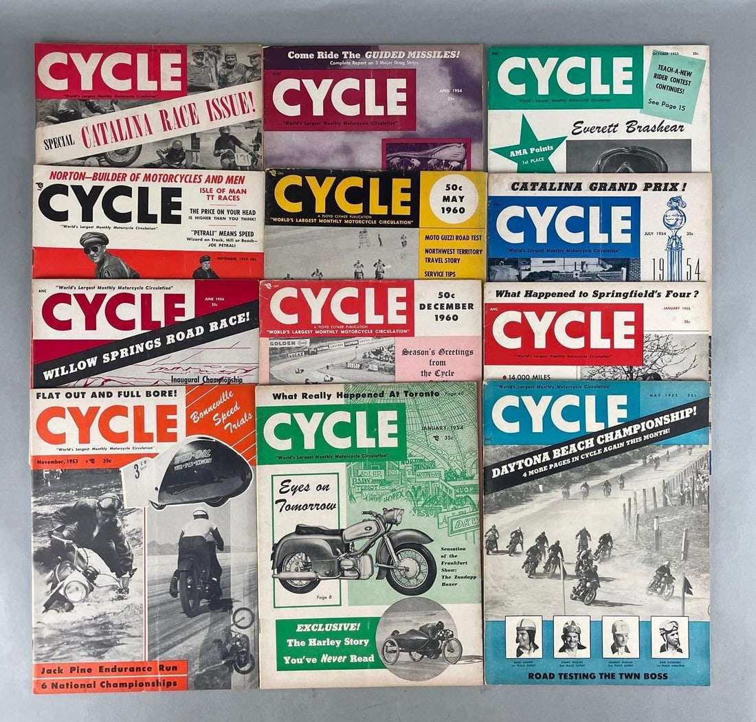 Group of 1950s / 1960 Cycle Magazine (1 of 3)