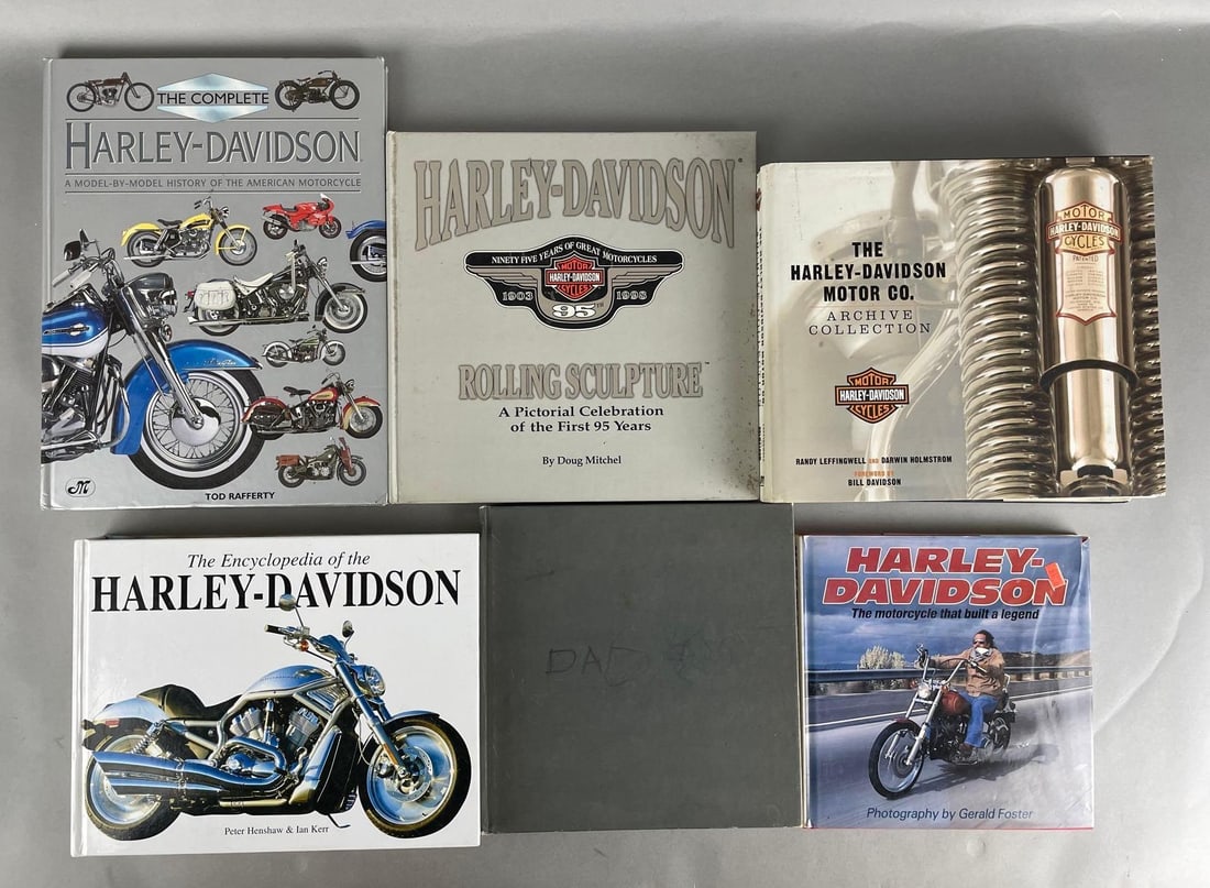 Group of Harley Davidson Motorcycle Books (1 of 3)