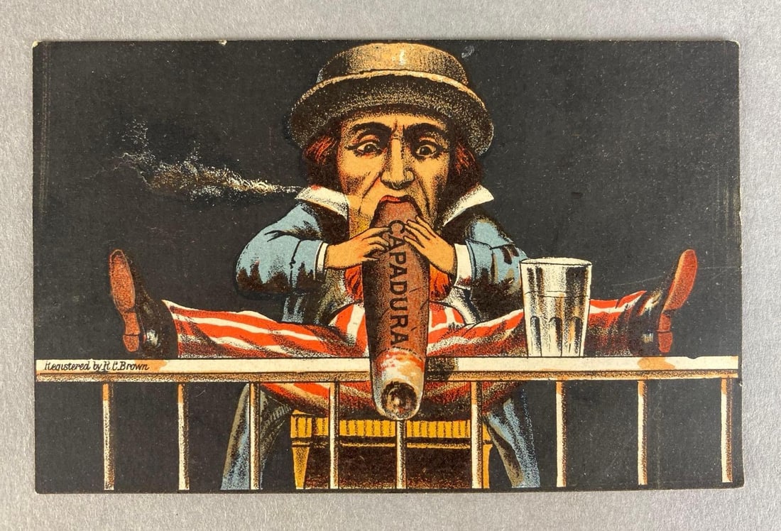 1890s Popular Cigar Brands Advertising Trade Card: Measures