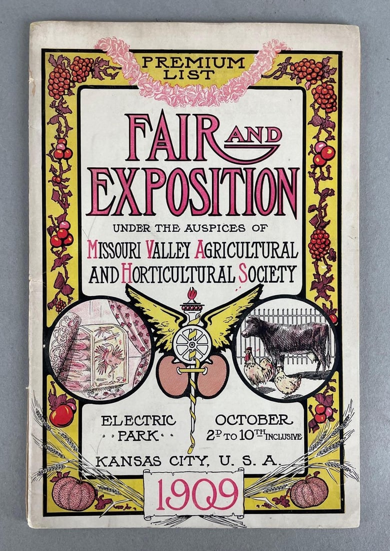 1909 Kansas City Fair and Exposition Program (1 of 3)