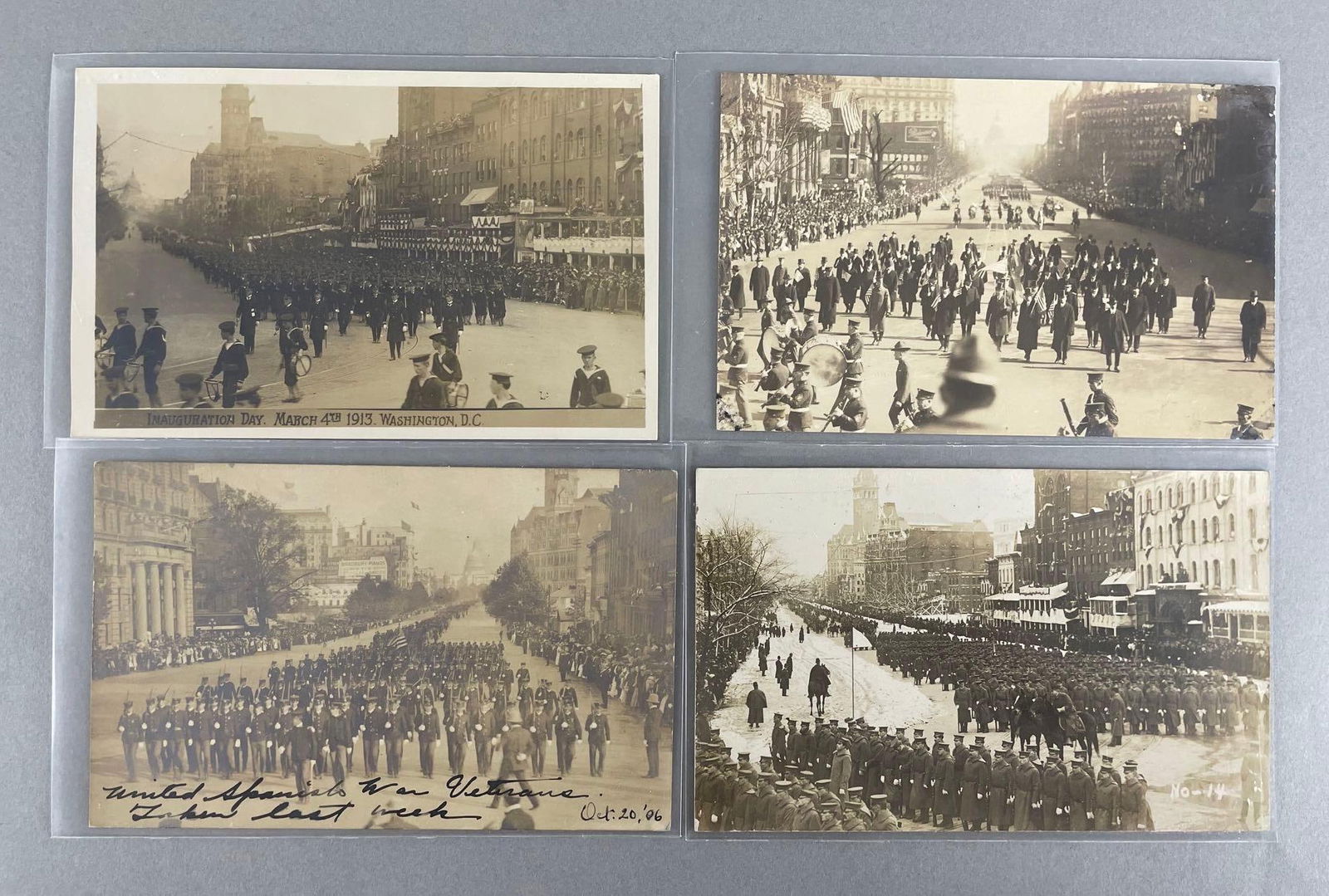 Postcards - 12 Real Photo Washington D.C. Parades (1 of 3)