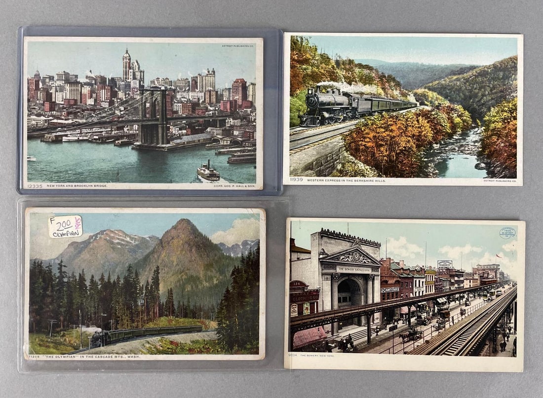 Postcards - Railroad and Bridges (1 of 2)