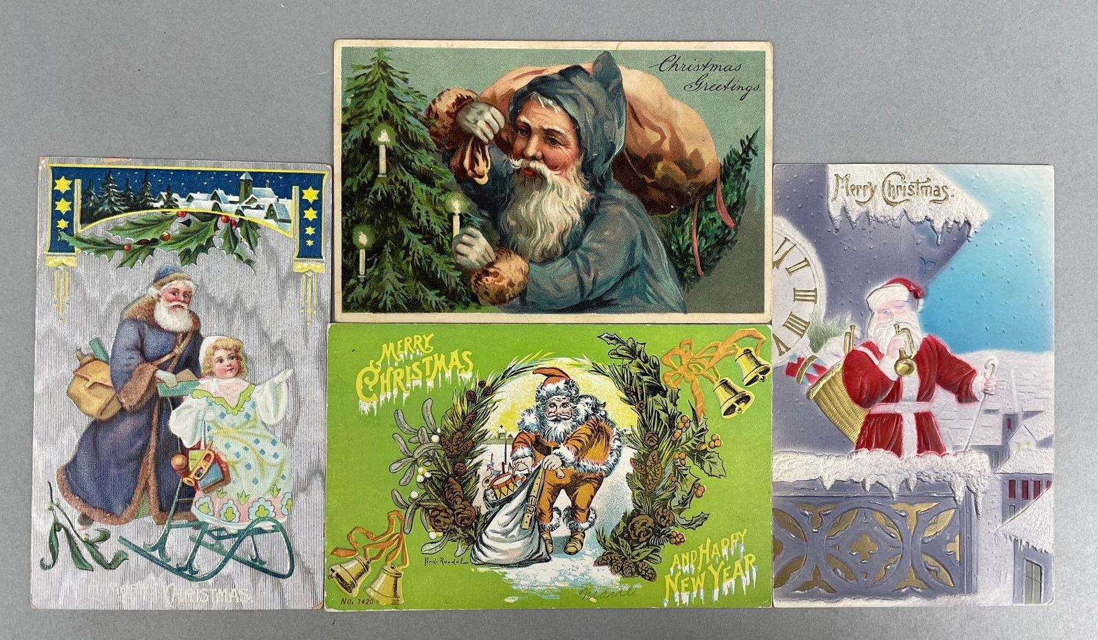 Postcards - 10 Santa Claus Christmas (1 of 3)