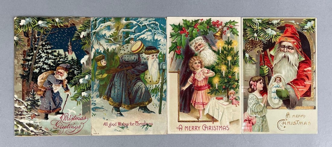 Postcards - 10 Santa Claus Christmas (1 of 3)