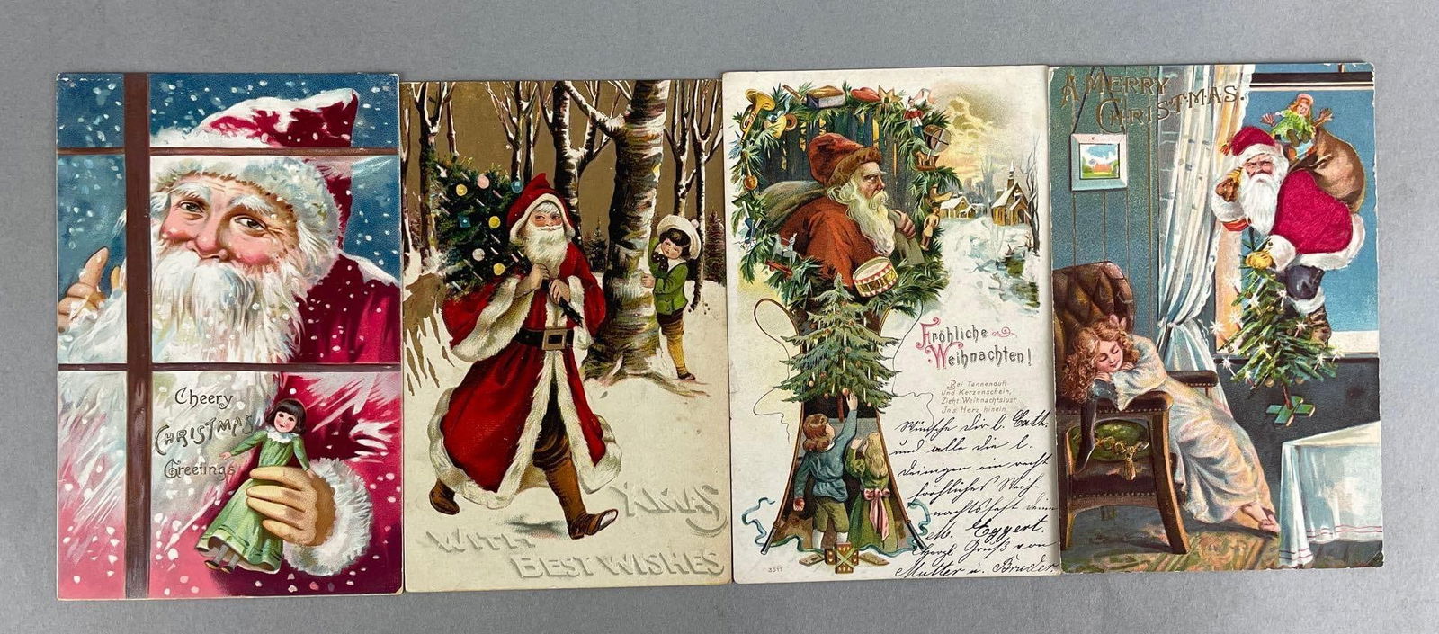 Postcards - 6 Santa Claus Christmas (1 of 3)