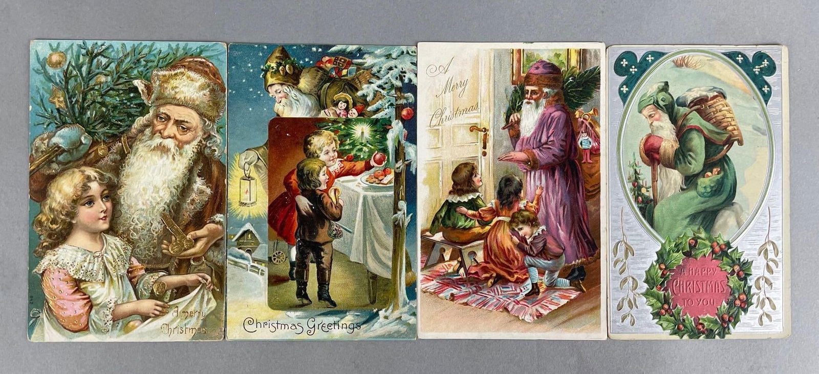 Postcards - 8 Santa Claus Christmas (1 of 3)