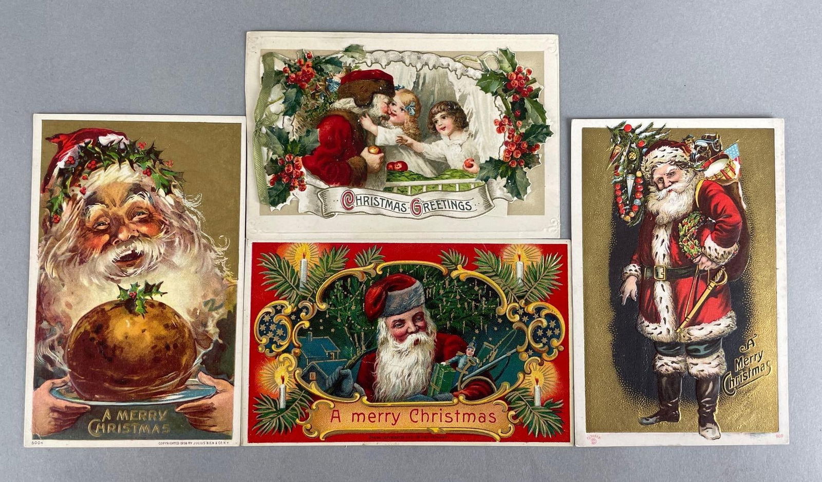 Postcards - 6 Santa Claus Christmas (1 of 3)