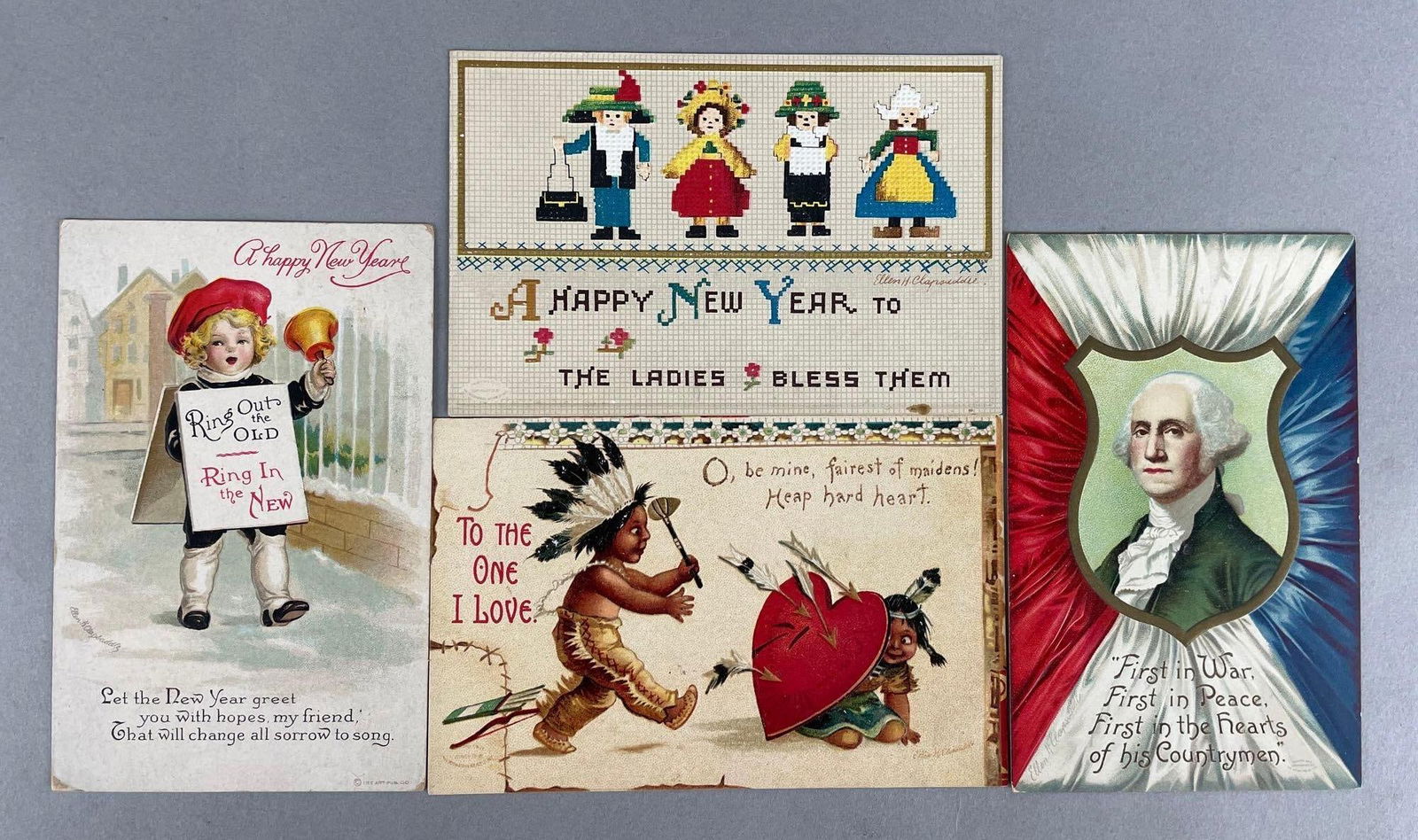 Postcards - 16 Clapsaddle Art (1 of 2)