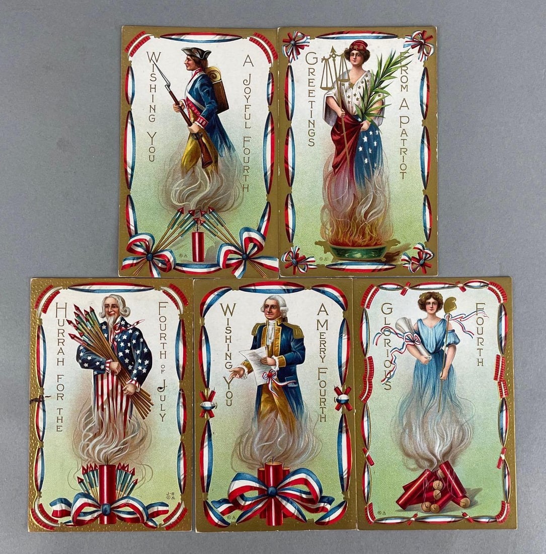 Postcards - 5 Patriotic (1 of 2)