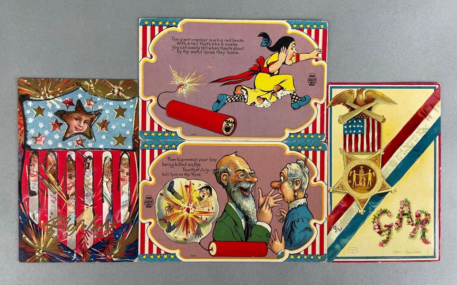 Postcards - 16 Patriotic (1 of 2)