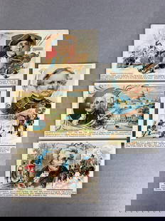 Postcards - 6 Famous Figures: Includes Andrew Jackson, Paul Revere, Captain John Smith and More