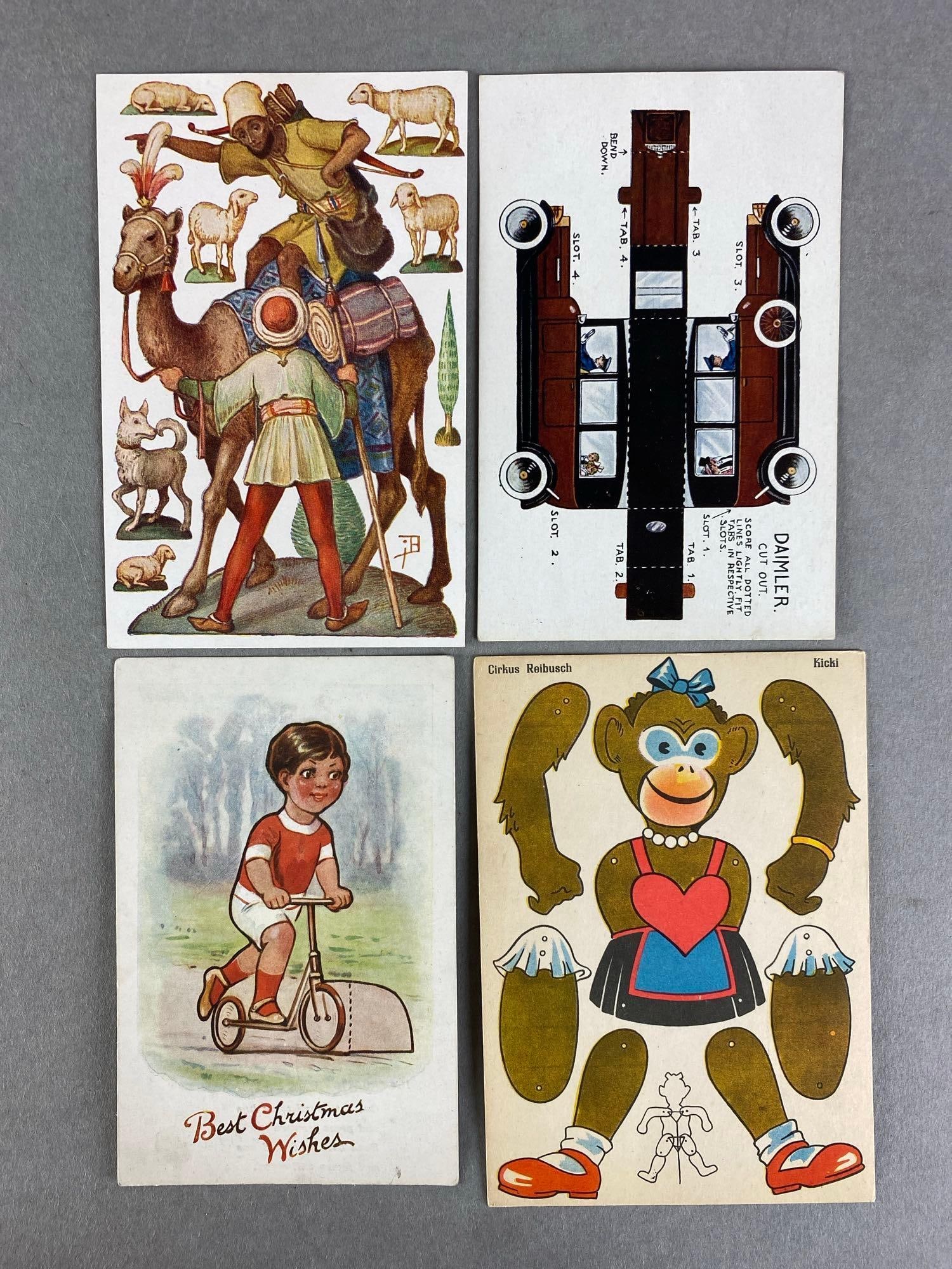 Postcards - 8 Paper Toys (1 of 3)