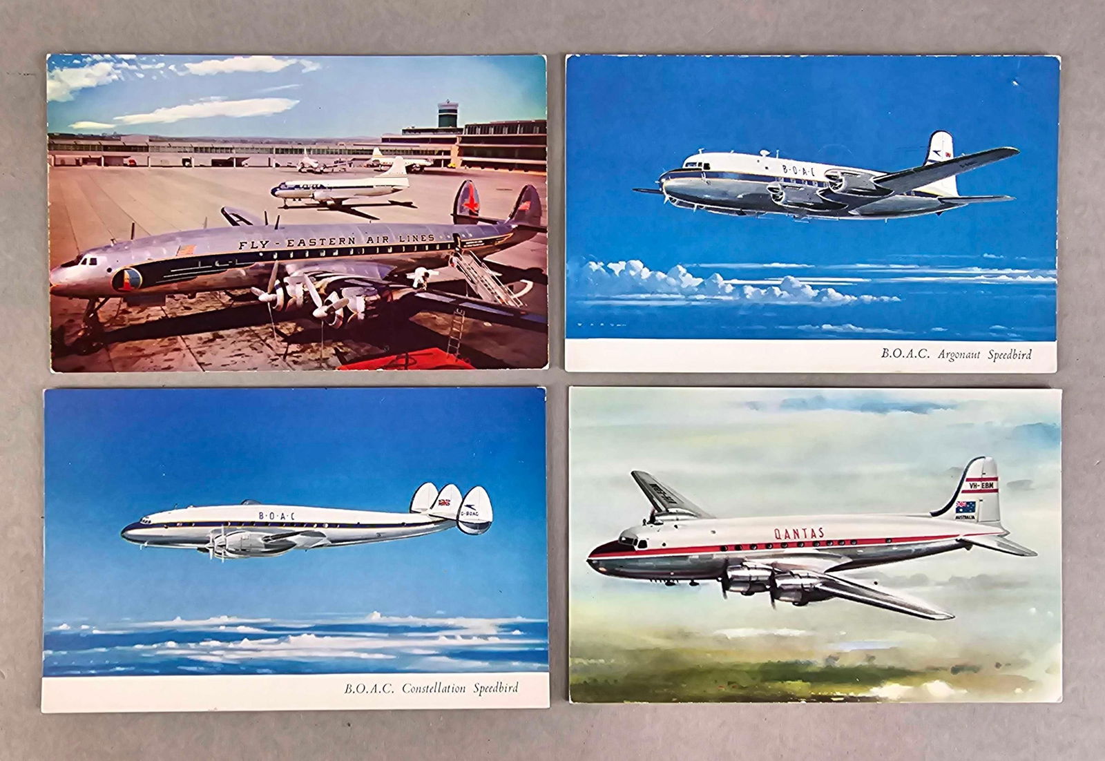 Postcards - 10 Early Commercial Airlines (1 of 3)