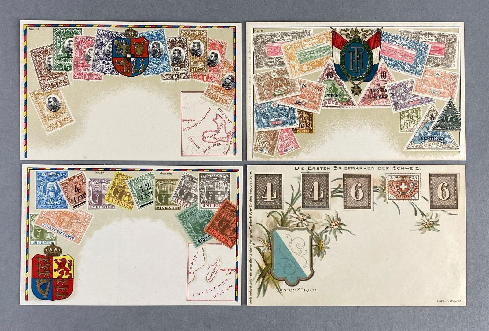 Postcards - 13 Around the World Stamp (1 of 3)