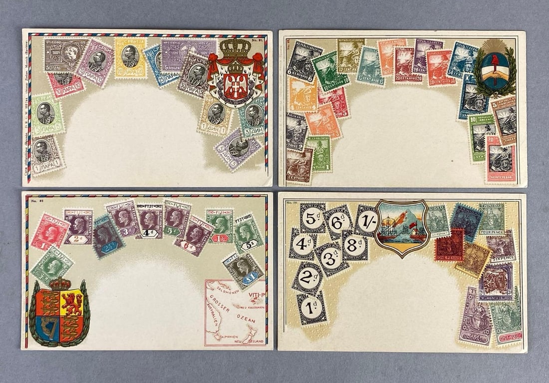 Postcards - 13 Around the World Stamp (1 of 3)