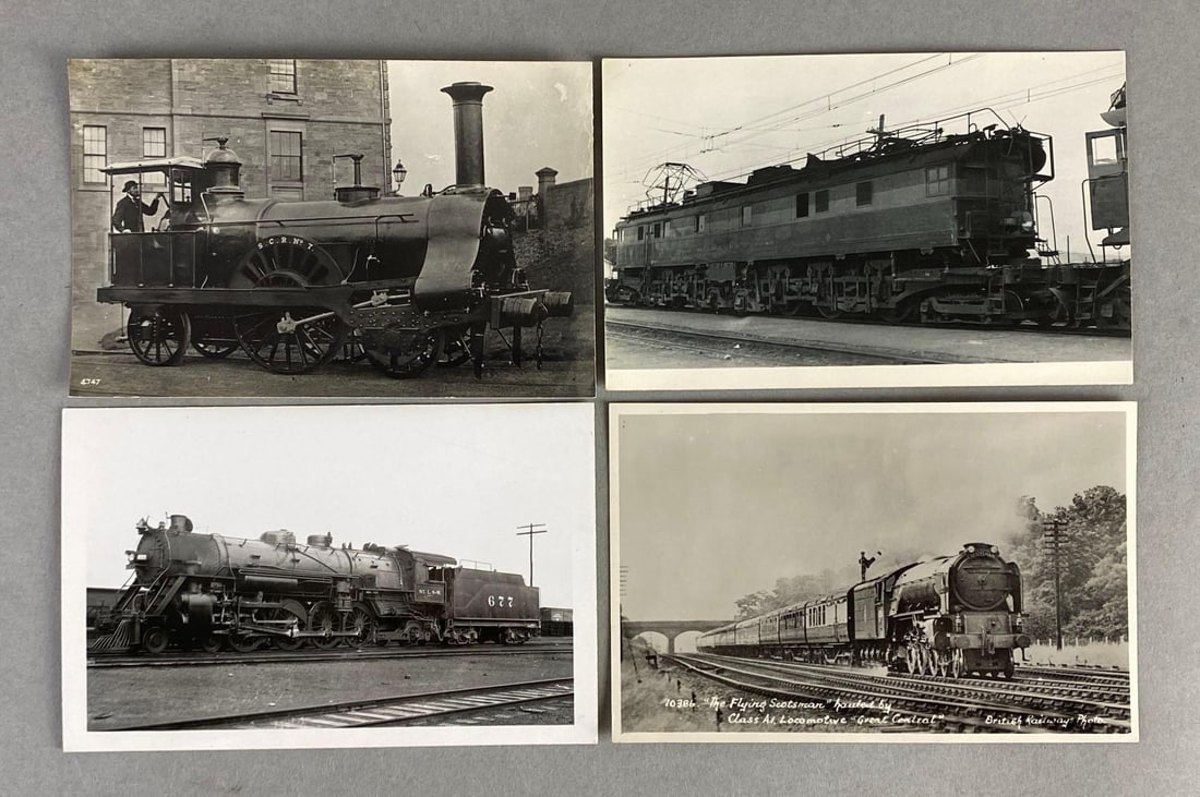 Postcards - 10 Railroad Train Engines (1 of 4)