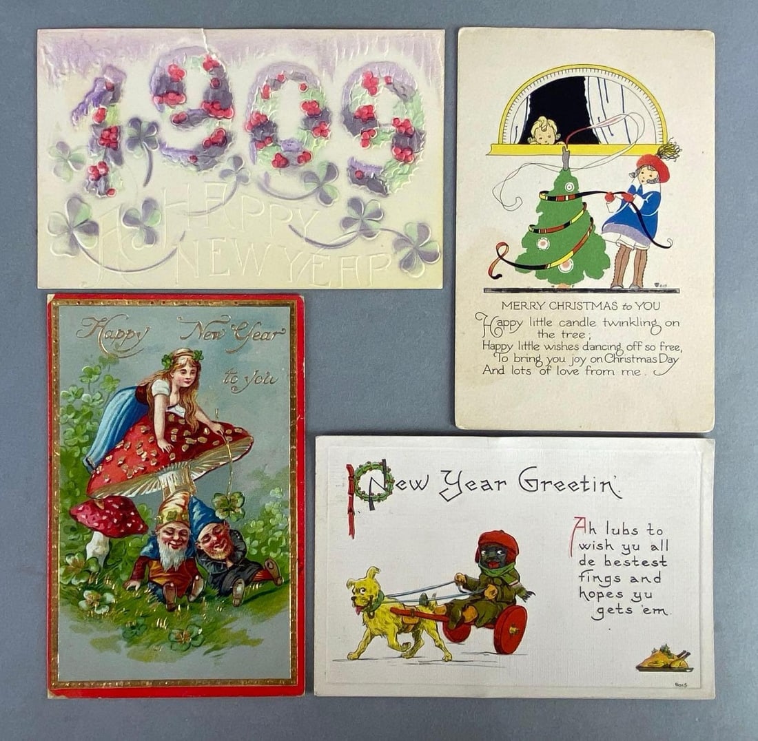 Postcards - 17 New Years Greeting (1 of 2)