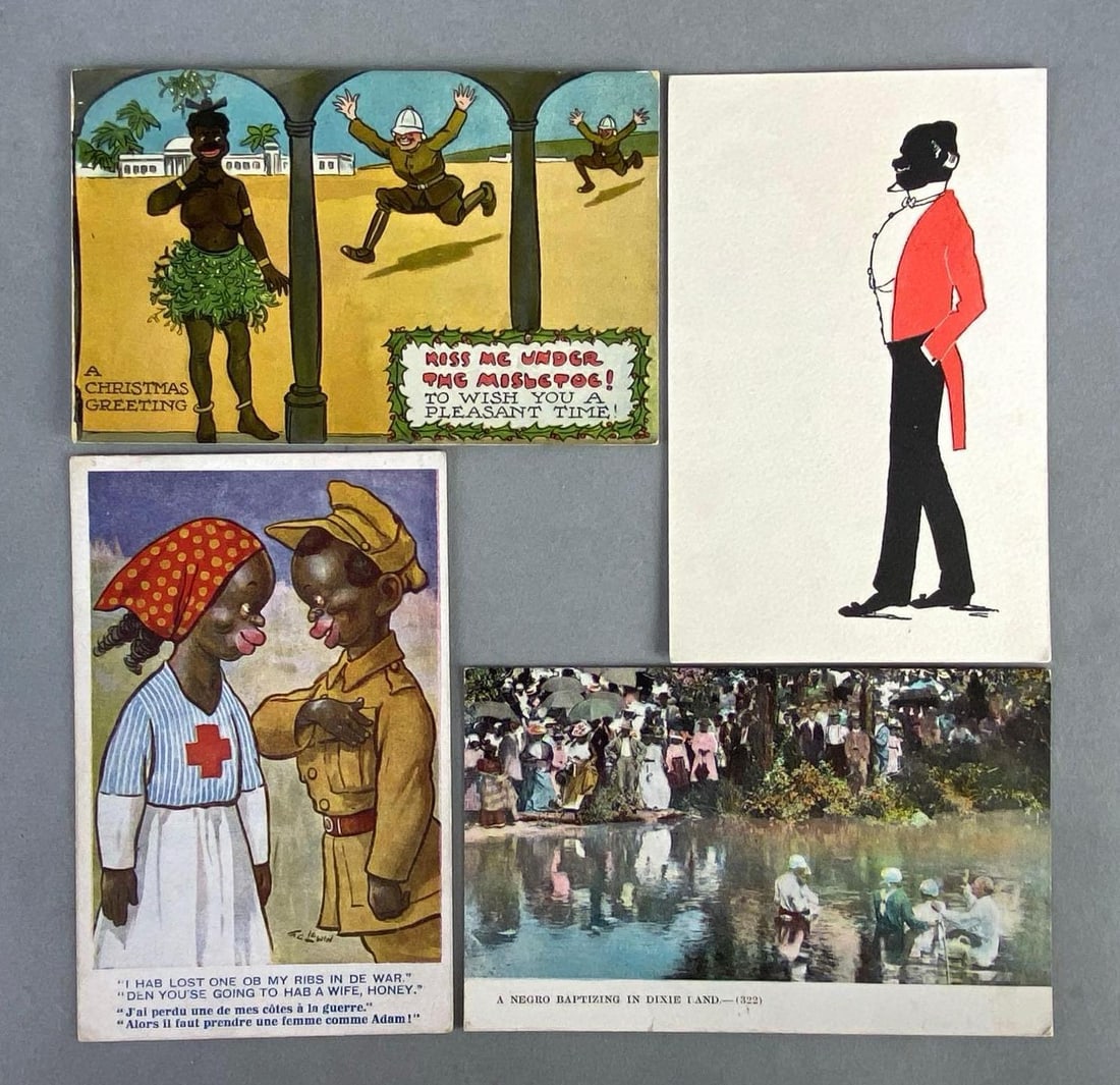 Postcards - 14 Black Americana: Postcards - 14 Black Americana