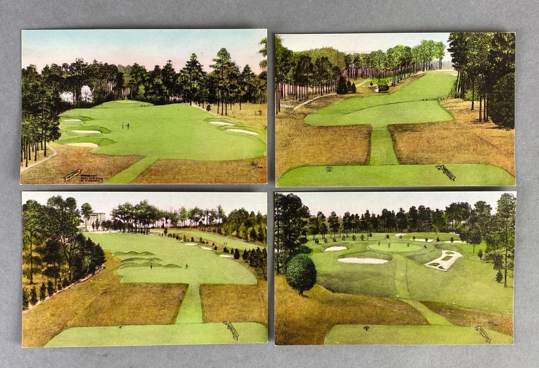 Postcards - 10 Augusta Georgia Golf Course Holes (1 of 3)