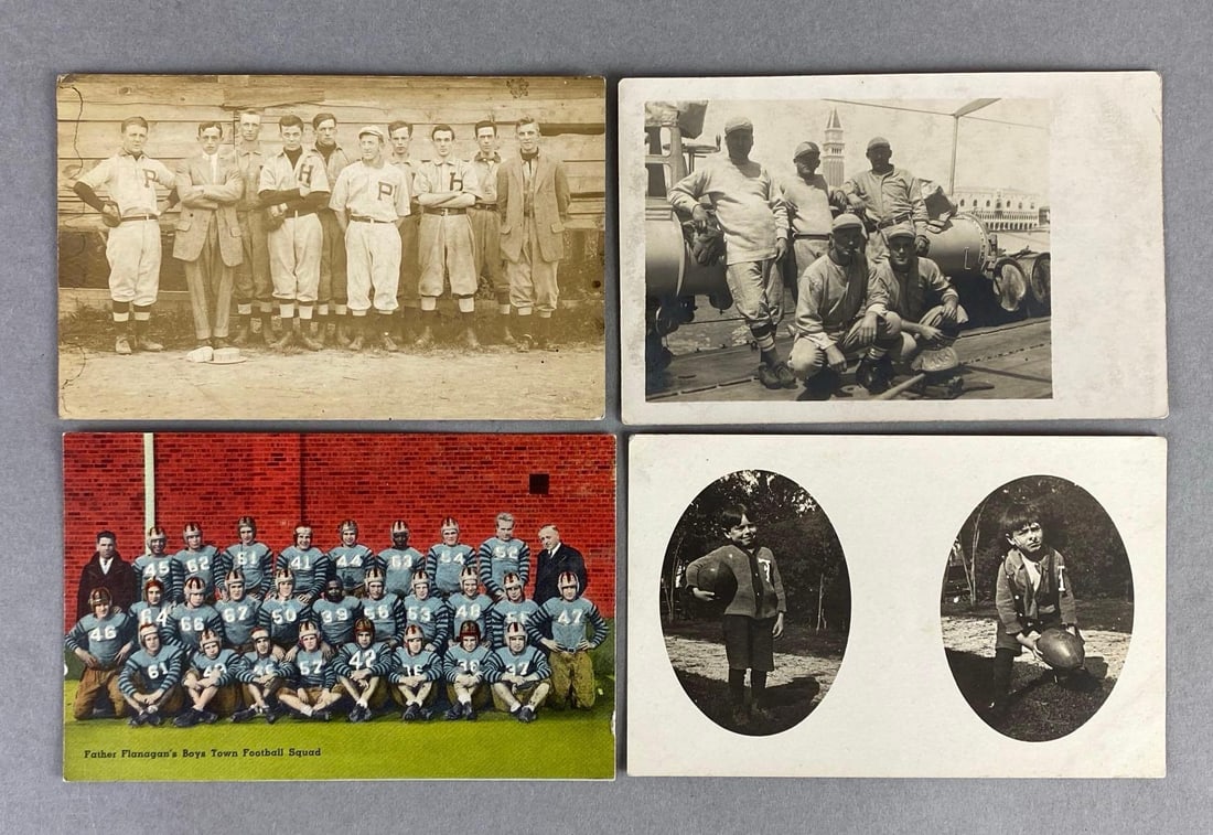Postcards - 8 Baseball and Football (1 of 3)