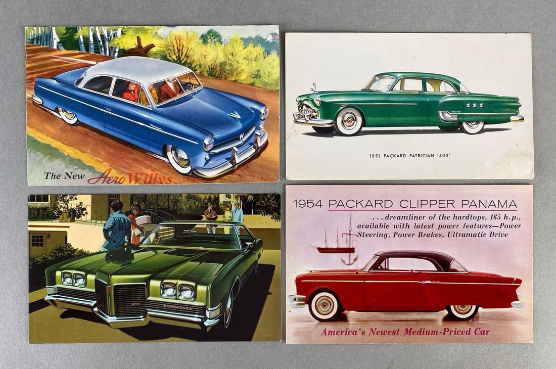 Postcards - 11 Auto Dealership New Car Advertising (1 of 3)