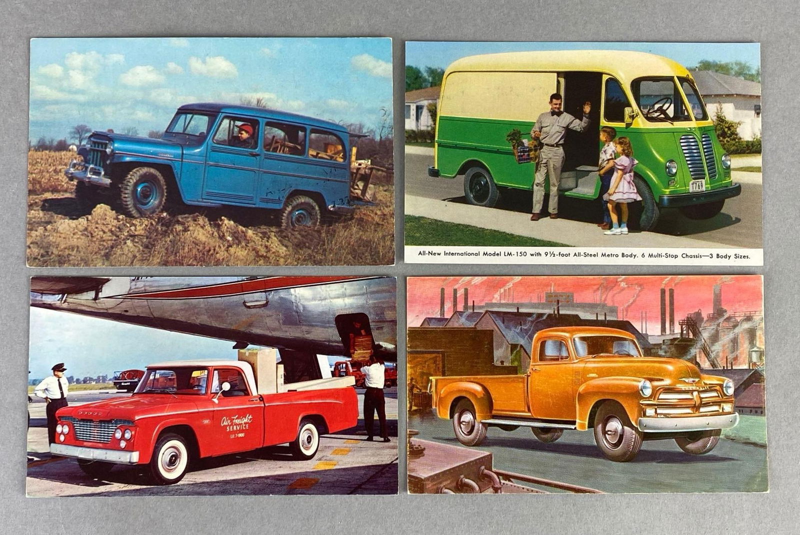 Postcards - 7 Truck/Van Advertising (1 of 3)