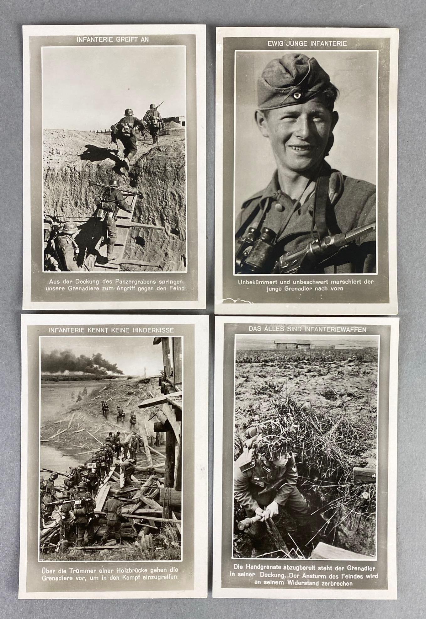 Postcards - 14 WW2 Real Photo German Army in Field of War (1 of 2)