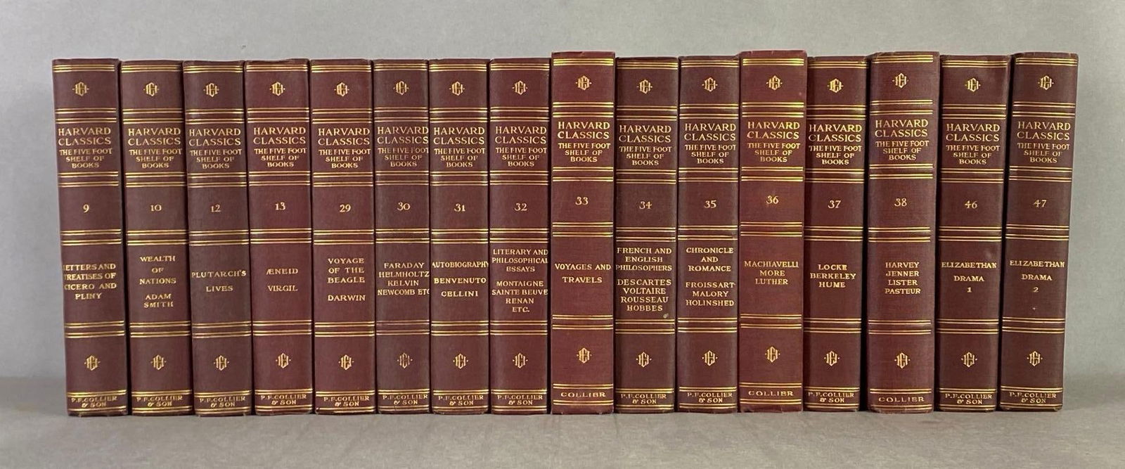 Group of Harvard Classics The Five Foot Shelf of Books Hardcover Books (1 of 4)