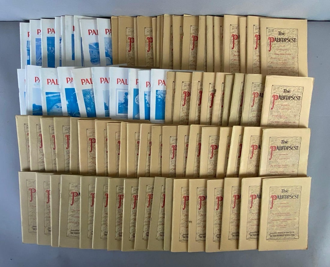 Large Group of Iowa City State Historical Society The Palimpest Booklets (1 of 4)