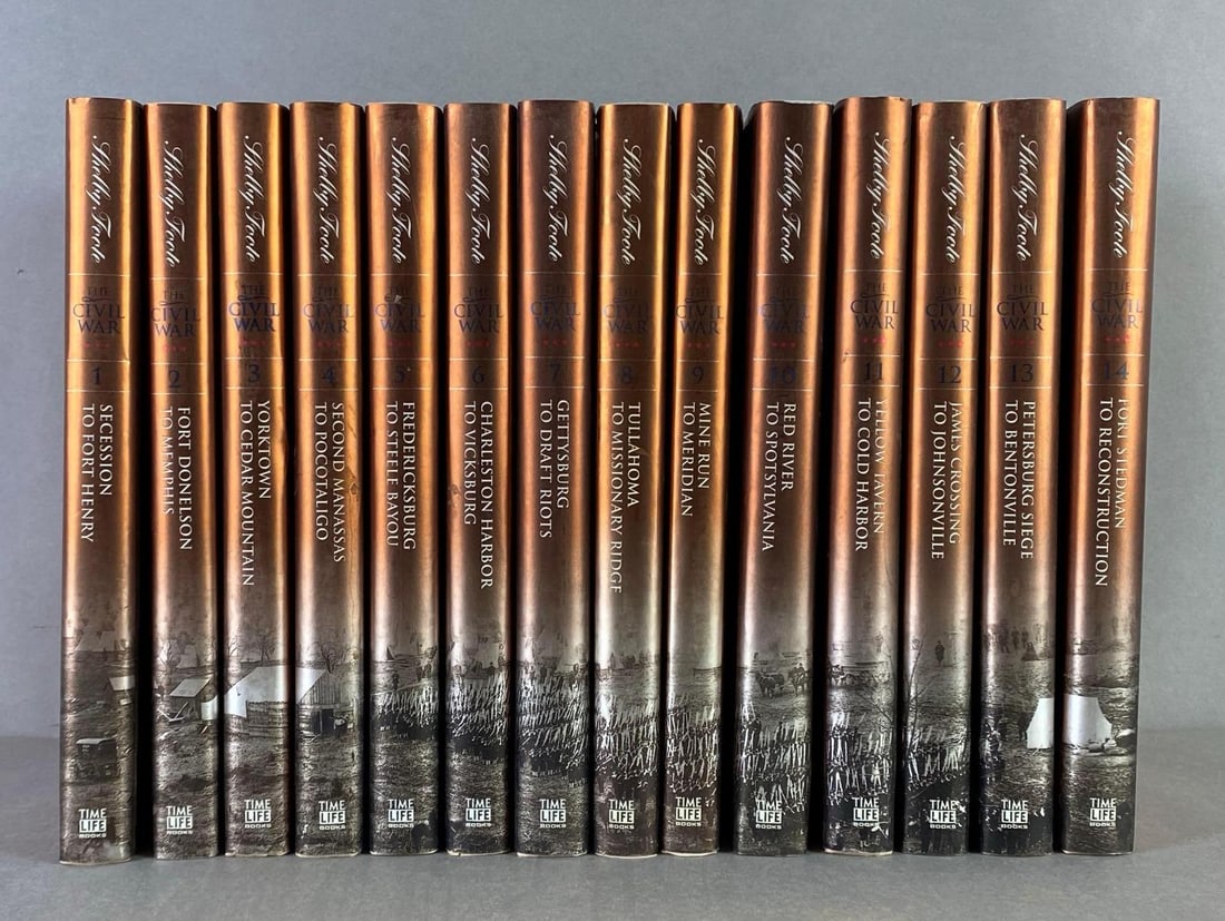 Shelby Foote The Civil War Volumes 1-14 40th Anniversary Edition (1 of 3)