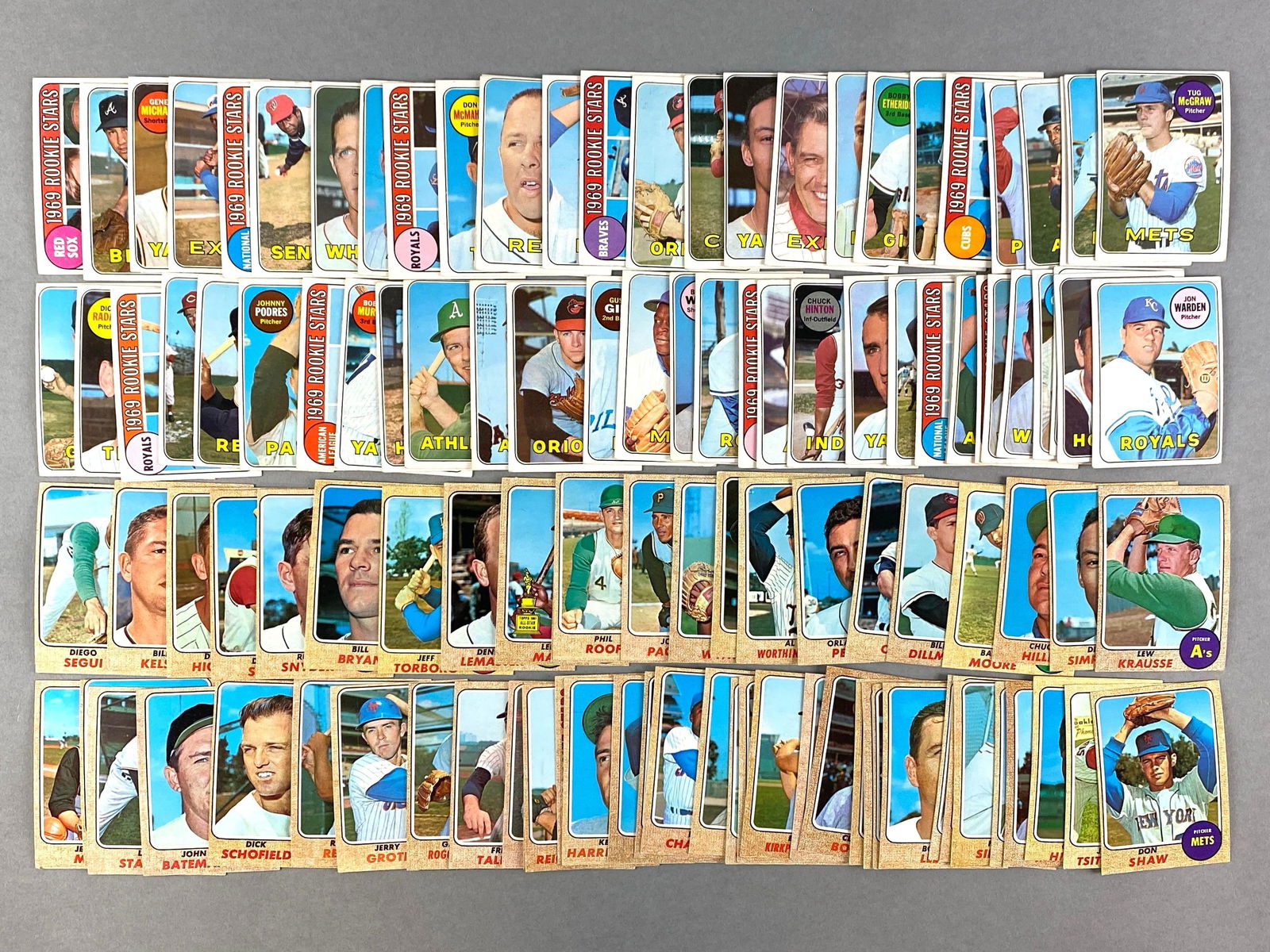 114 - 1968 and 69 Topps Baseball Cards - Mainly High Series (1 of 5)