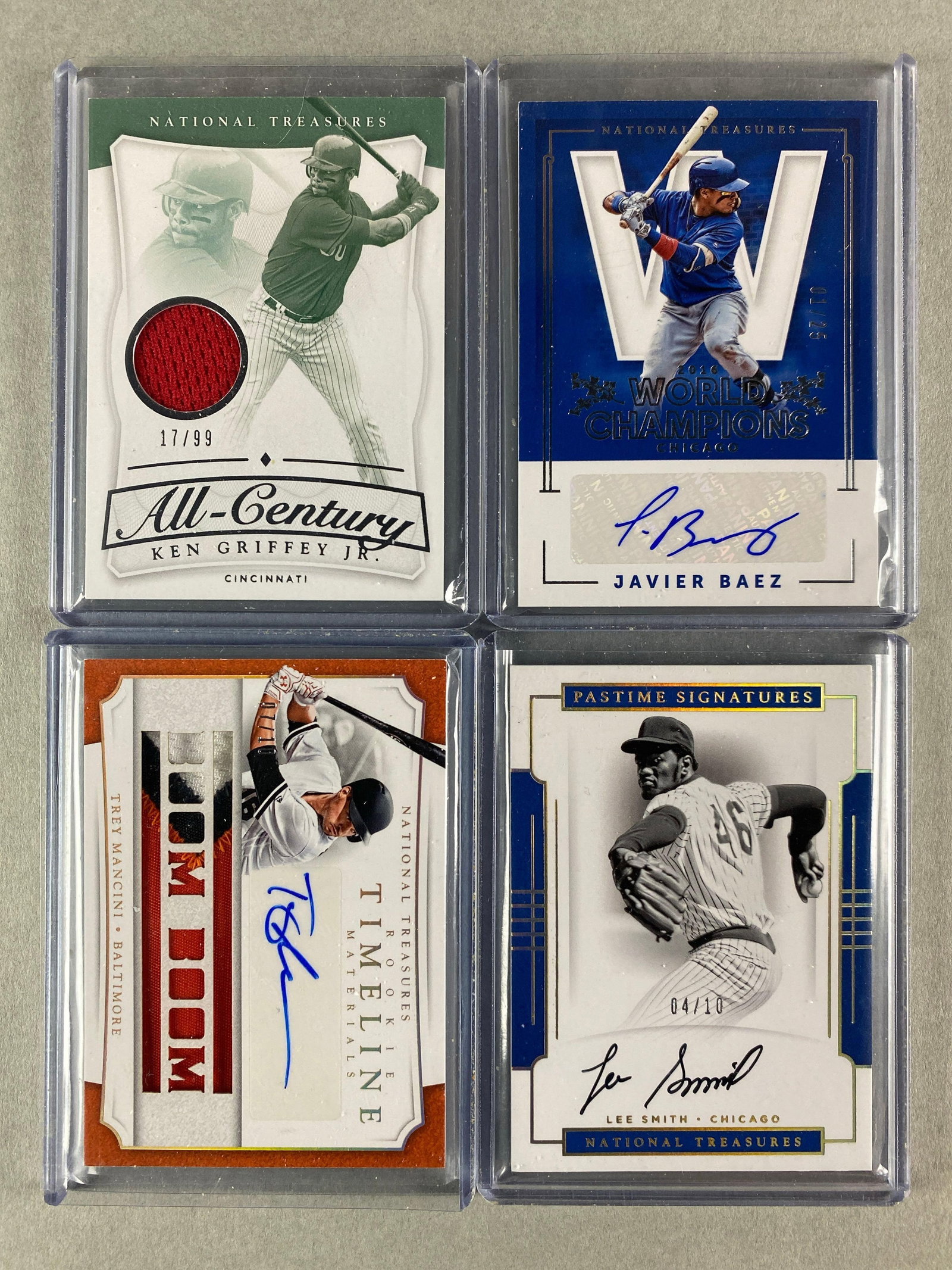 4 - 2017 Panini National Treasures RPA, Auto and Jersey Cards (1 of 2)