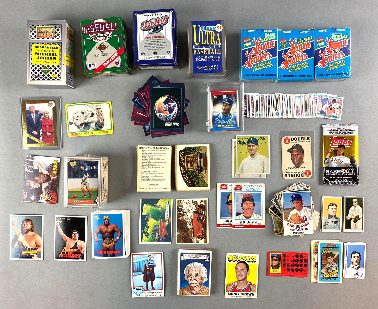 1000+ Assorted Sports and Non Sports Cards with HOFs, Stars, and Sets (1 of 4)