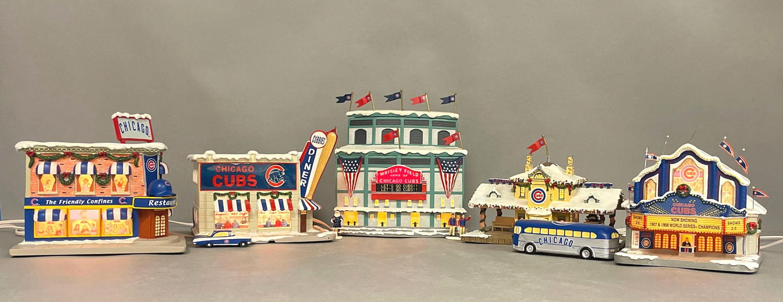 5- Chicago Cubs Hawthorne Village Christmas Buildings (1 of 14)