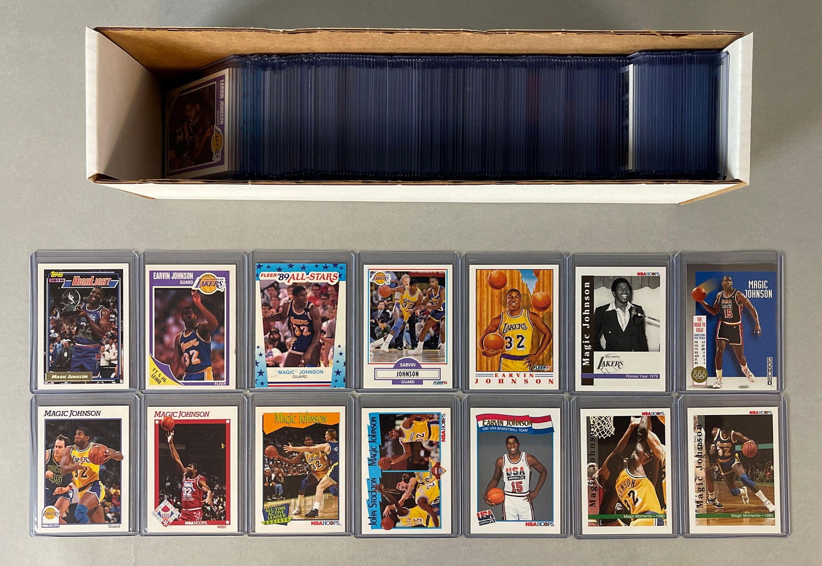 160+ Magic Johnson Cards with Inserts and Stickers (1 of 4)